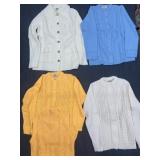 4 VINTAGE NOS MONTGOMERY WARDS SWEATERS ACRYLIC