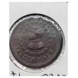 CIVIL WAR TOKEN NO DATE REVEREND MCCELLAN METAL