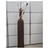 Large Decorative Pine Needle Floor Vase