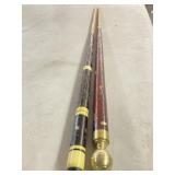 2 VINTAGE POOL CUES BRUNSWICK MISSING TIP