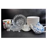 Lot of Dishes-Soup Bowls/ Tea Pot ++