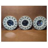 3 Distressed Accent Mirrors