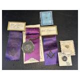 1940ï¿½s & 50ï¿½s Masonic Ribbons & Pins