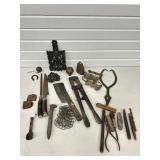 Vintage / Antique Metal, Cast iron Trivet, Tools,