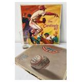 Vintage St Louis Cardinals World Series LPs w