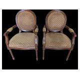 French Louis XVI Style Armchairs