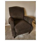 Lane Green Plush Armchair Recliner