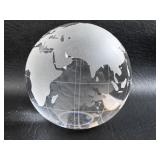 Signed Olga Cassini Crystal Globe