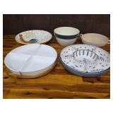 Williams Sonoma Rooster Script Serving Bowl Lazy