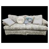 Bassett Sleeper Sofa Floral Couch