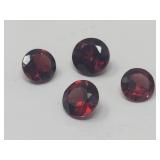 4 Garnet Gemstones