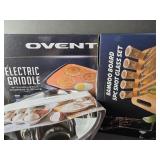 Ovente Electric Griddle Tahari Mixing Bowls +