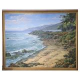 " Marina En Macuto " Signed Landscape Art