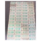 52 OKLAHOMA LICENSE PLATES 1970 OKLAHOMA IS OK,