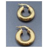18KT. GOLD PLATE EARRINGS