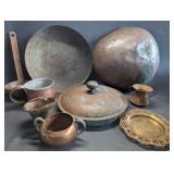 Antique Hammered Copper Bowls, C. Reiss Copper