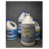 Cleaning Supplies, Bleach & 180XT (partially