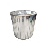 Three Hands Mirrored Accent Table