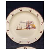 6 MONTERREY WESTERN WARE ENAMEL CHUCKWAGON DINNER