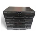 Pioneer RX-590 Stereo System Dual Cassette