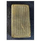 VTG Gold Tone Gillette Razor Blade Keeper Shows