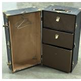 Antique 24 In. Doll / Childï¿½s Steamer Trunk