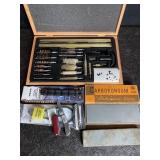GUN CLEANING KIT, POCKET KNIVES, BROWNING SCOPE
