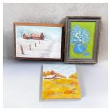 Small Hand Painted Art Pieces