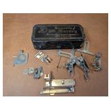 Vintage Domestic Rotary Sewing Tin with
