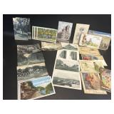 Vintage Postcards Neosho MO, Noel , Westville OK