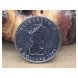 1oz .9999 Fine Canadian Silver $5 Dollar / Coin 19