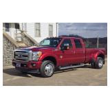2015 Ford F350 Super Duty Platinum 4x4 Truck