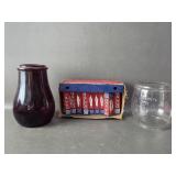 Ruby Red & Rayo Cold Blast Lantern Globes Nalco