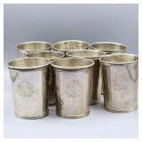 8- 4.3 OZ STERLING SILVER NEWPORT DERBY MINT