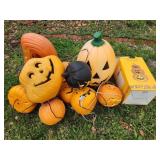 Halloween Decor Blow Mold Jack o lanterns
