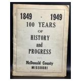 McDonald County MO 100 Years of History 1849-1949