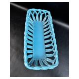 Pioneer Woman TurquoiseBread/ Cracker Basket