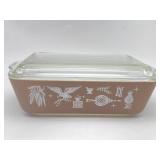 VINTAGE PYREX EARLY AMERICAN REFRIGERATOR DISH