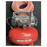 PORTER CABLE 150 PSI. PANCAKE AIR COMPRESSOR W/