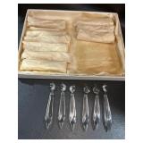 24 Faceted Spears Chandelier Prism Glass Crystal