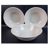 3 Corelle Serving Bowls 8.5ï¿½ï¿½