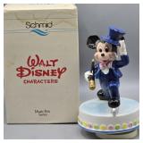 WALT DISNEY SCHMID MICKEY ON ICE MUSIC BOX WORKS