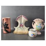 Vtg. Hull Royal Copley & Harker Pottery Vases +