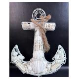 Metal Wire Anchor Filled w/ Sea Shells