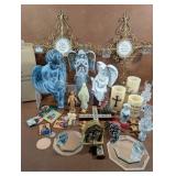 Luminous Mary Figurine, Shelf Angels,