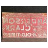 VINTAGE ANDERSON & CLARK CIRCUS PRINTERS BLOCK