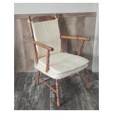 Vintage Maple Arm Chair w/ Cushions