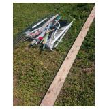 Leaf Shaped Garden Trellises, Door Stoppers,