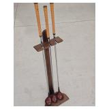 Vintage Jack Nicklaus Wood Golf Drivers w/ Display