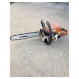 STIHL 025 CHAINSAW STARTS & RUNS GOOD